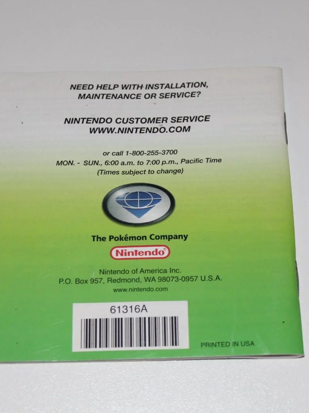 Pokemon Ranger for Nintendo DS Manual ONLY NO GAME NO CASE DU92724